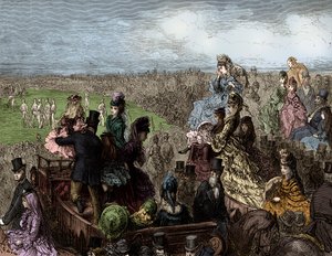 Victorian London - Lords Cricket Ground by Gustave Dore